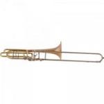 Trombone de Vara Baixo Bb/F/Eb/D HSL-830L Laqueado HARMONICS