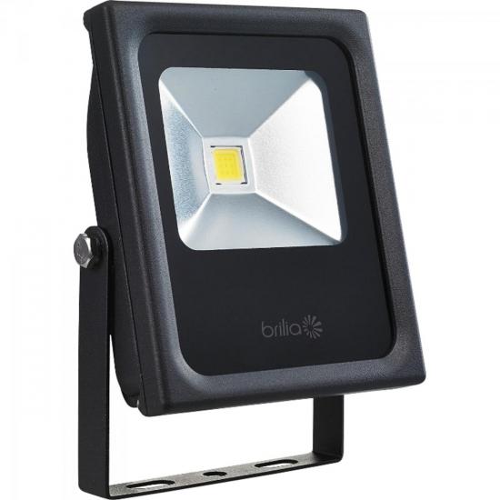 Refletor 10W 4000K Bivolt SKU430170 Preto BRILIA Refletor 10W 4000K Bivolt SKU430170 Preto BRILIA