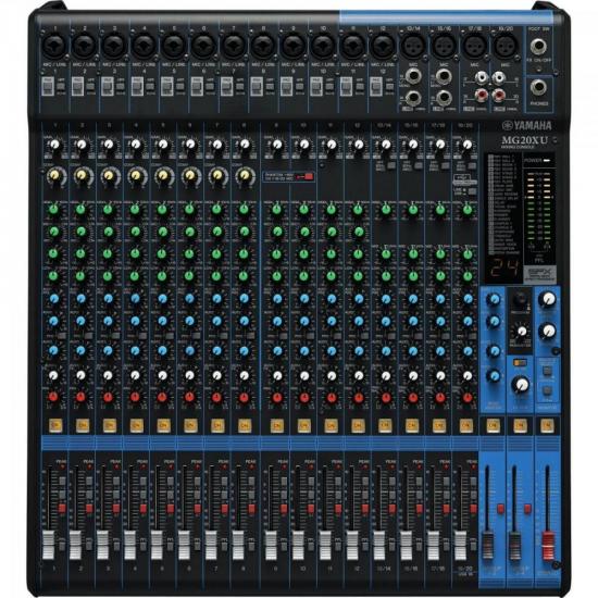 Mesa de Som Analógica 20 Canais MG20XU YAMAHA Mesa de Som Analógica 20 Canais MG20XU YAMAHA