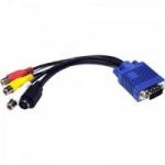 Cabo Conversor VG Para TV FXVGA1 Preto FLEX