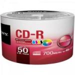 CD-R Bulk Printable 80min 700MB 48x 50CDQ80FBZ2LA SONY