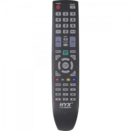 Controle Remoto para TV LCD SAMSUNG CTV-SMG04 Preto HYX Controle Remoto para TV LCD SAMSUNG CTV-SMG04 Preto HYX