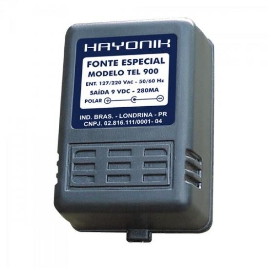 Fonte TEL-900 Toshiba 9VDC 280mA HAYONIK Fonte TEL-900 Toshiba 9VDC 280mA HAYONIK