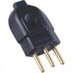 Pino Tripolar AC Macho 2P+T 10A 250V 57403003 Preto TRAMONTINA Pino Tripolar AC Macho 2P+T 10A 250V 57403003 Preto TRAMONTINA