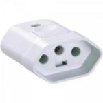 Pino Tripolar AC Fêmea 3P 10A 250V 57402053 Branco TRAMONTINA