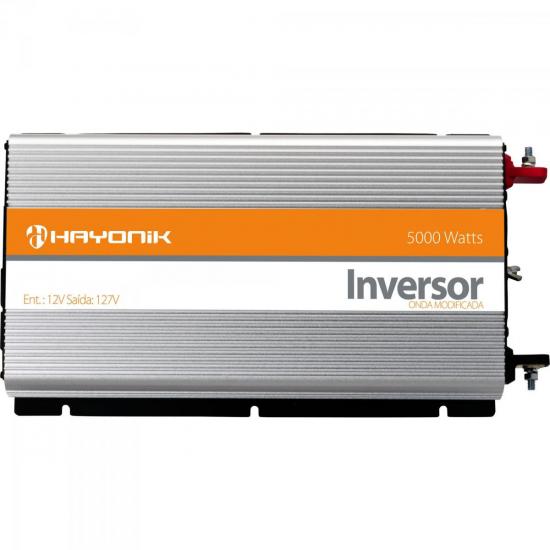 Inversor de Onda Modificada 12VDC/127V USB 5000W HAYONIK Inversor de Onda Modificada 12VDC/127V USB 5000W HAYONIK