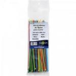Abraçadeira Nylon 2,5 x 200mm Cores Variadas BRASFORT