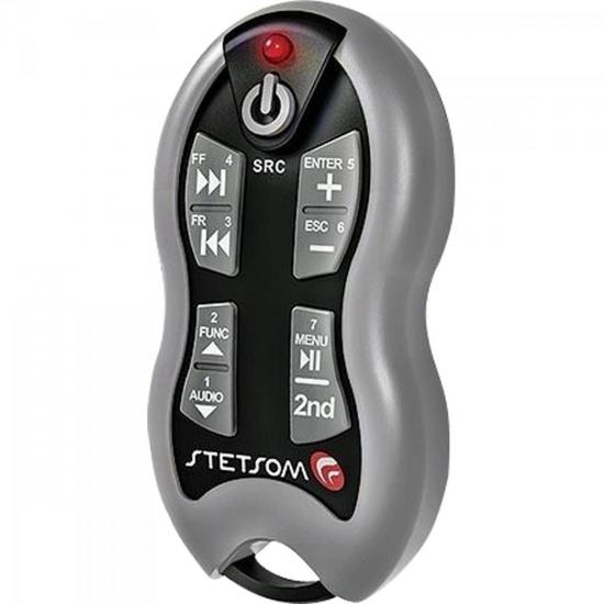 Controle Remoto Para Som Automotivo SX2 Grafite STETSOM Controle Remoto Para Som Automotivo SX2 Grafite STETSOM