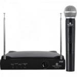 Microfone sem Fio VHF WPM-201 Preto HARMONICS
