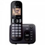 Telefone sem Fio com ID/Secretária/Viva Voz KX-TGC220LBB Preto PANASONIC Telefone sem Fio com ID/Secretária/Viva Voz KX-TGC220LBB Preto PANASONIC