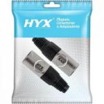 Conector XLR Macho 3 Pólos Niquelado HX009M HYX