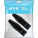 Conector XLR Macho 3 Pólos Niquelado HX081M Preto HYX