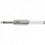 Conector P10 Macho Mono Niquelado HJ009M HYX Conector P10 Macho Mono Niquelado HJ009M HYX