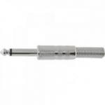Conector P10 Macho Mono Niquelado HJ011M HYX Conector P10 Macho Mono Niquelado HJ011M HYX