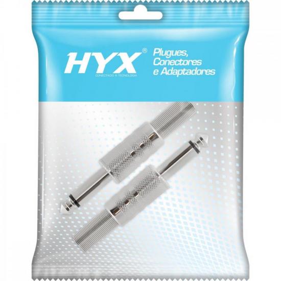 Conector P10 Macho Mono Niquelado HJ011M HYX Conector P10 Macho Mono Niquelado HJ011M HYX