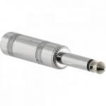 Conector P10 Macho Mono Niquelado HJ014M HYX Conector P10 Macho Mono Niquelado HJ014M HYX