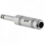 Conector P10 Macho Mono Niquelado HJ014M HYX Conector P10 Macho Mono Niquelado HJ014M HYX
