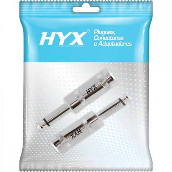 Conector P10 Macho Mono Niquelado HJ014M HYX Conector P10 Macho Mono Niquelado HJ014M HYX