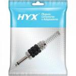 Conector P10 Macho Mono Niquelado HJ018M Preto HYX