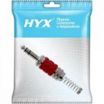 Conector P10 Macho Estéreo Niquelado HJ018S Vermelho HYX