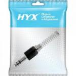 Conector P10 Macho Estéreo Liga De Zinco HJ019S Preto HYX