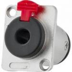 Jack P10 Fêmea Mono e Estéreo com Trava HJ066 HYX Jack P10 Fêmea Mono e Estéreo com Trava HJ066 HYX
