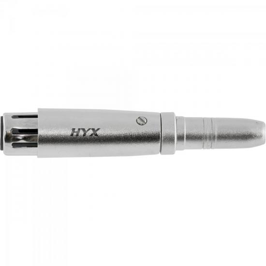 Adaptador XLR F x P10 F Mono HA004 HYX Adaptador XLR F x P10 F Mono HA004 HYX