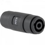 Emenda Speakon XLR F x XLR F 4 Pólos HA027 HYX Emenda Speakon XLR F x XLR F 4 Pólos HA027 HYX