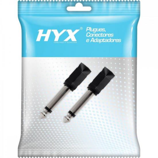 Adaptador P2 F Mono x P10 M Mono HA033 HYX Adaptador P2 F Mono x P10 M Mono HA033 HYX