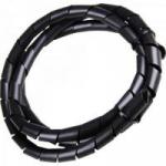 Fita Espiral para Organizador de Cabos 1" 2 Mts Preto HELLERMANN