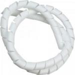 Fita Espiral para Organizador de Cabos 3/4" 2 Mts Branco HELLERMANN