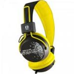 Fone de Ouvido Estéreo MI-2358RY Preto/Amarelo C3 TECH