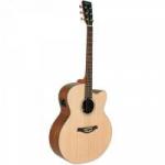 Violão Eletroacústico Jumbo Aço WALNUT SIX JUMBO Natural TAGIMA