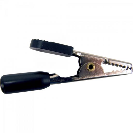 Garra de Jacaré Isolamento Total Médio GJ710 Preto FUSIBRAS Garra de Jacaré Isolamento Total Médio GJ710 Preto FUSIBRAS