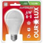 Lâmpada LED Bulbo 6W Bivolt 6400K Branca OUROLUX Lâmpada LED Bulbo 6W Bivolt 6400K Branca OUROLUX