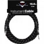 Cabo para Instrumentos P10 x P10 5,5m CUSTOM SHOP Preto Tweed FENDER Cabo para Instrumentos P10 x P10 5,5m CUSTOM SHOP Preto Tweed FENDER