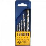 Kit Brocas de Furadeira 3 a 8mm AÇO RÁPIDO HSS BRASFORT
