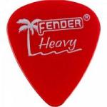 Palheta CALIFORNIA CLEAR GROSSA Vermelha FENDER