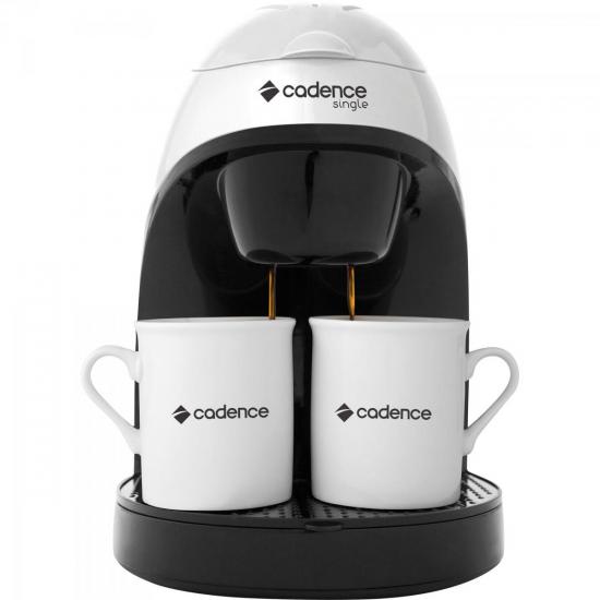 Cafeteira Single com 2 Xícaras 220V CAF110 Branca/Preta CADENCE Cafeteira Single com 2 Xícaras 220V CAF110 Branca/Preta CADENCE