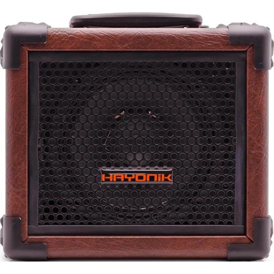 Caixa Multiuso 20W Bluetooth/USB/SD/FM IRON 80 Marrom HAYONIK Caixa Multiuso 20W Bluetooth/USB/SD/FM IRON 80 Marrom HAYONIK