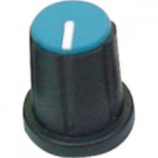 Knob Estriado com Parafuso para Mesa de Som KP-200 Azul SCOTT Knob Estriado com Parafuso para Mesa de Som KP-200 Azul SCOTT