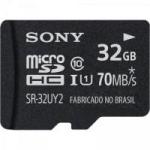 Cartão de Memória 32GB Micro SDHC com Adaptador CLASSE 10 SR-32UY2 SONY