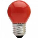 Lâmpada BOLINHA 15W 127V E27 BG45 Laranja BRASFORT Lâmpada BOLINHA 15W 127V E27 BG45 Laranja BRASFORT