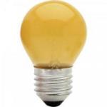 Lâmpada BOLINHA 15W 127V E27 BG45 Amarela BRASFORT Lâmpada BOLINHA 15W 127V E27 BG45 Amarela BRASFORT