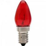 Lâmpada CHUPETINHA 7W 127V E14 CH24 Vermelha BRASFORT Lâmpada CHUPETINHA 7W 127V E14 CH24 Vermelha BRASFORT