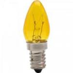 Lâmpada CHUPETINHA 7W 127V E14 CH24 Ambar BRASFORT Lâmpada CHUPETINHA 7W 127V E14 CH24 Ambar BRASFORT