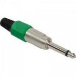 Conector P10 Macho Mono PGPZ0023 Verde STORM