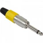 Conector P10 Macho Mono PGPZ0022 Amarelo STORM