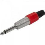 Plug P10 Mono Plástico PGPZ0020 Vermelho STORM