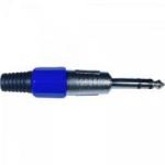 Plug P10 Stereo Plástico Azul PGPZ0015 STORM